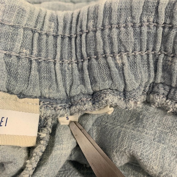 Anthropologie Hei Hei Womens Shorts Size Small Blue Hot Pants Pull On Pocket - Picture 8 of 10